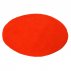 Tapis Kali en feutre 120 cm - fluo orange